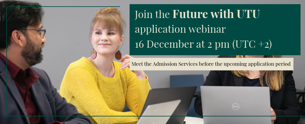 Future with UTU webinar advertisement banner