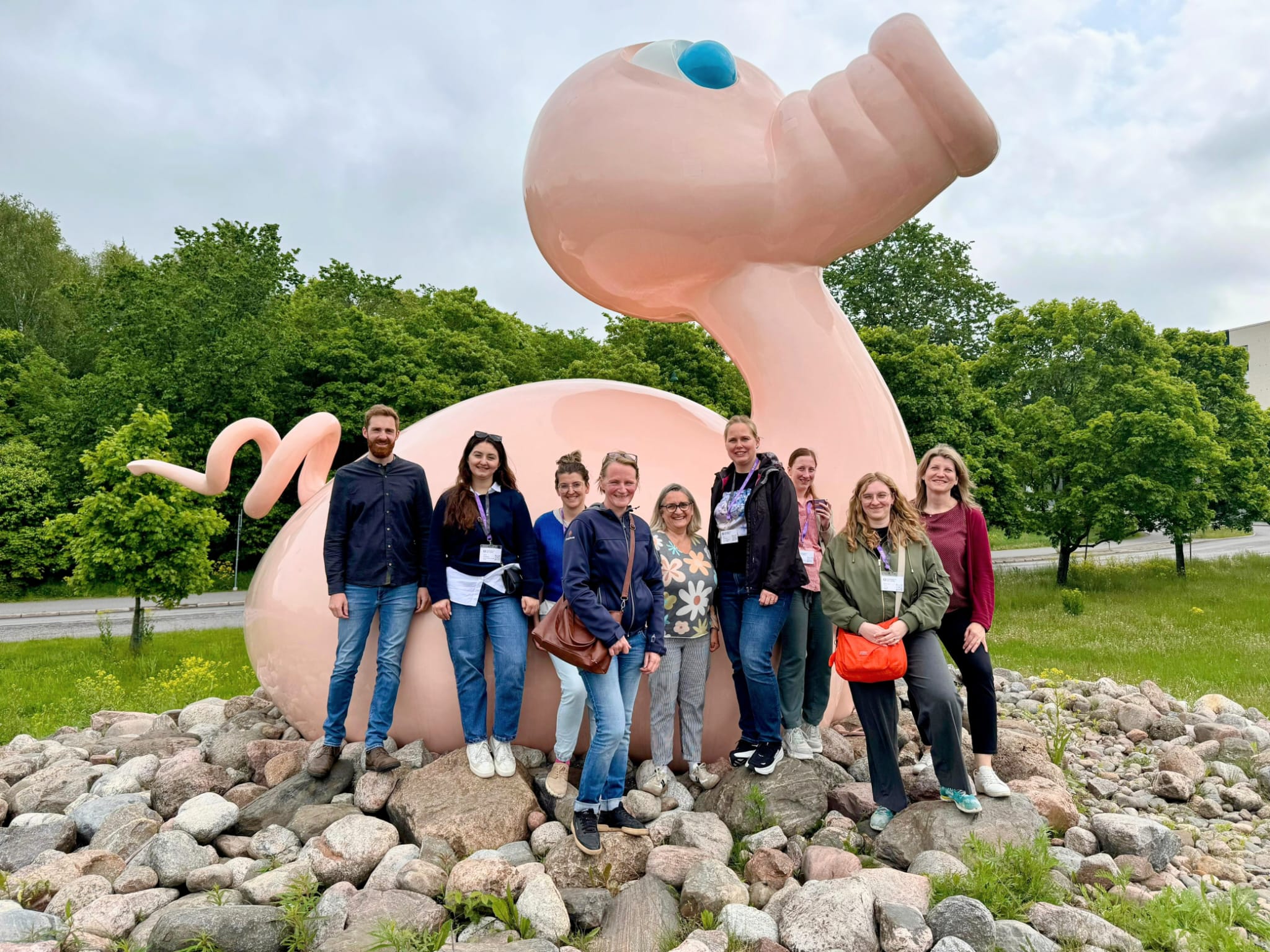 Staff week 2025 participants and Posankka