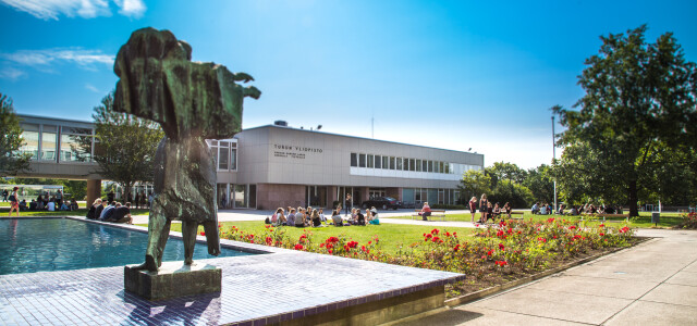 University hill on a sunny day